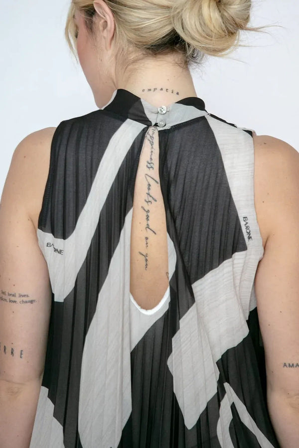 Short Pleated Dress