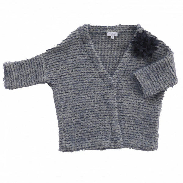 OVERSIZED BOUCLE' CARDIGAN