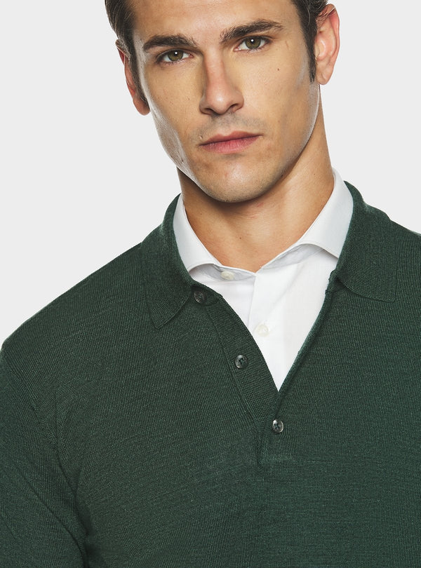 Polo in pura lana merino