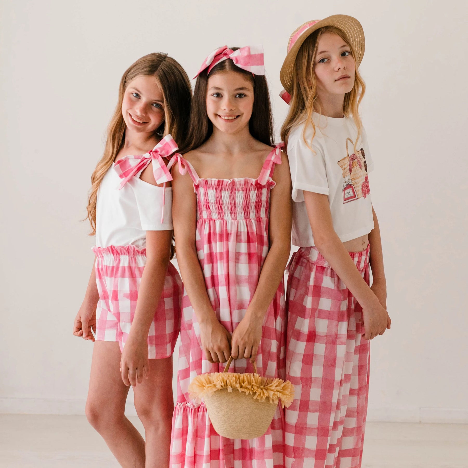 T-SHIRT WITH PATTERNED COTTON BOW