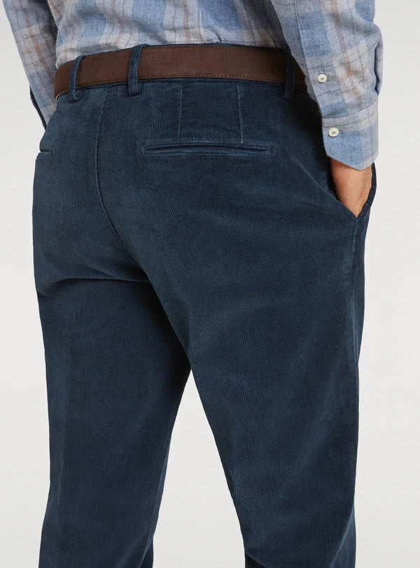 Pantalone chinos tasca America in velluto a coste