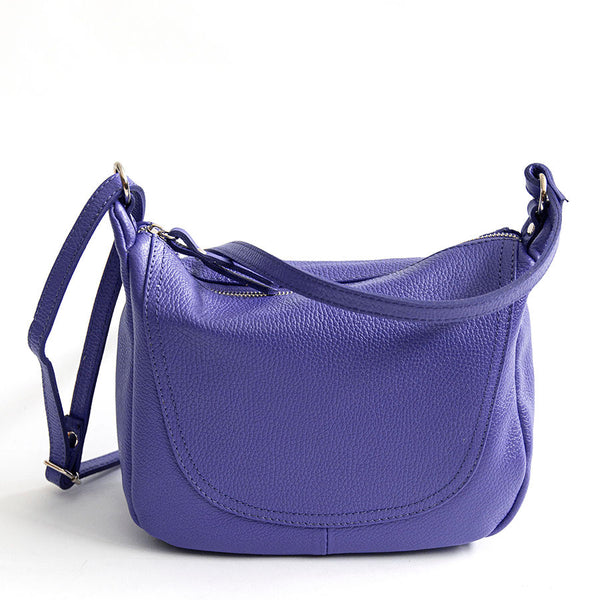 FABIA - Wisteria Leather Shoulder Bag