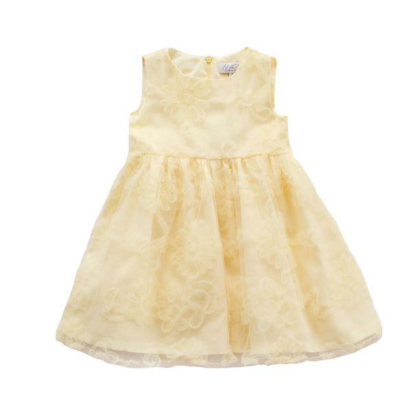 DAISY EMBROIDERED TULLE DRESS