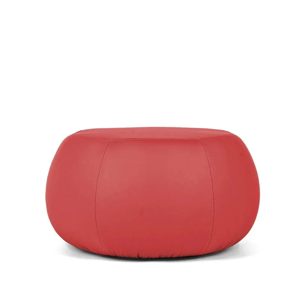 COCOON ECO M,  Pouf Design Rotondo in Ecopelle 64x45