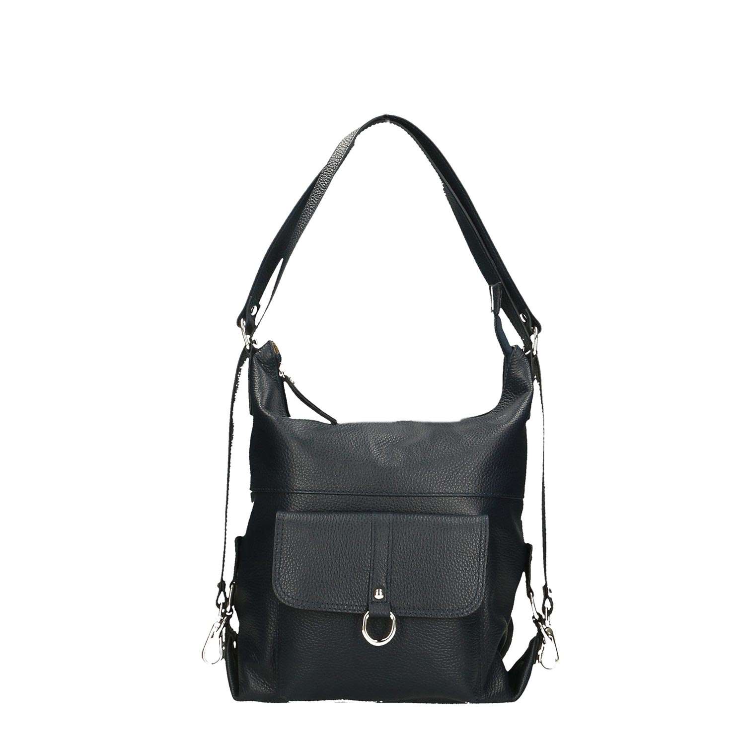 Unisex Leather Backpack Bag - 3301. 