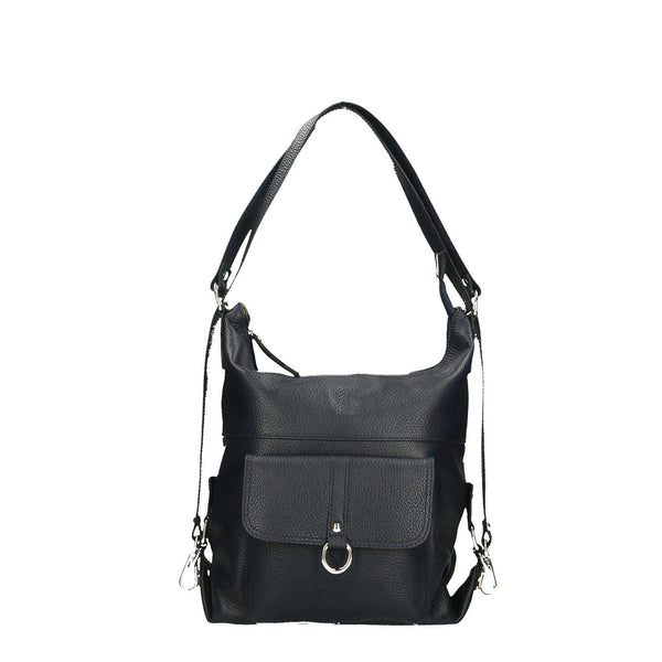 Unisex Leather Backpack Bag - 3301. 