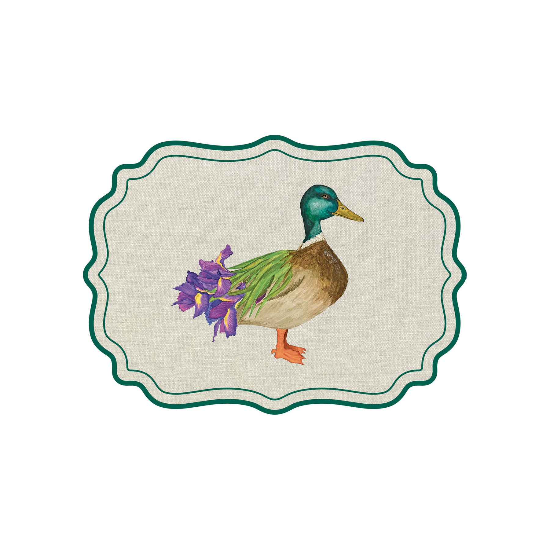 Flowery Animals Placemat