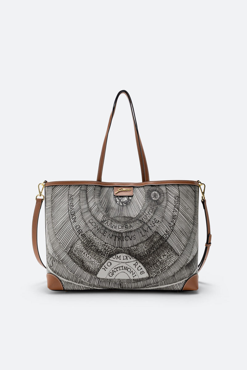 Shopping Bag Planetarium Ink Sepia Large