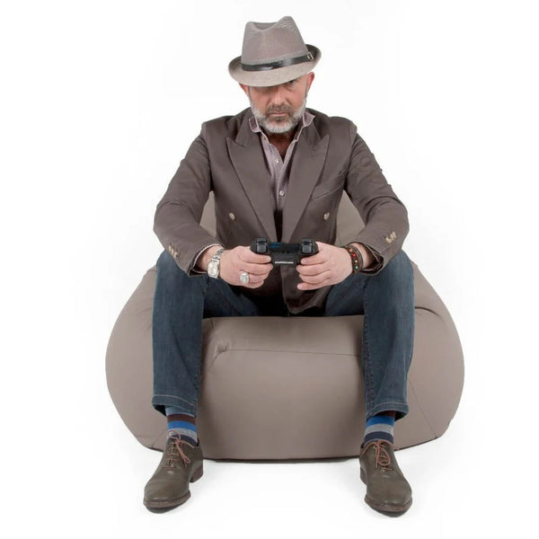 SESSANTOTTO 68 ECO, XXL Removable Eco-Leather Bean Bag Chair