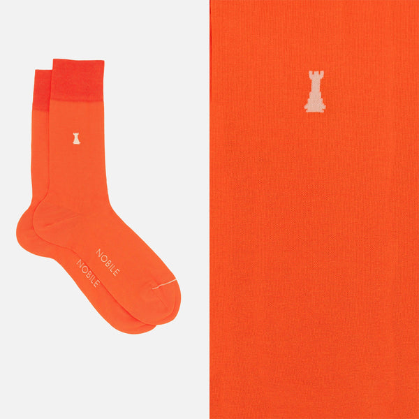 Federico II - Plain short sock 