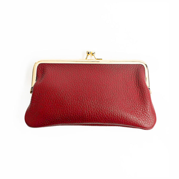 PORTAOCCHIALI SMALL - Pelle rosso