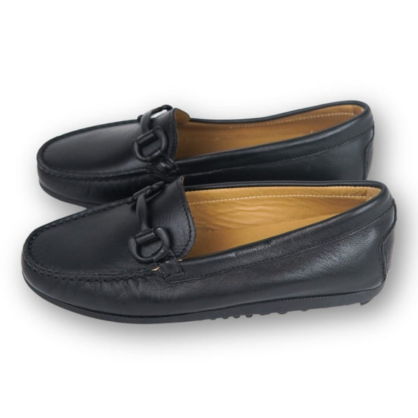 MastroDomenico Women's Handmade Moccasins - Black Pearl