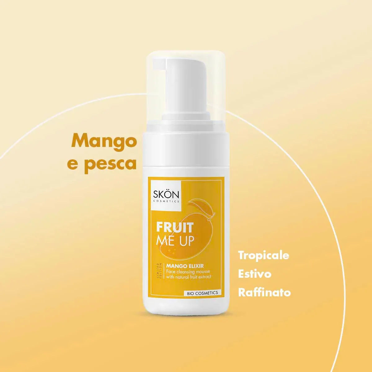 Cleansing mousse with natural extracts