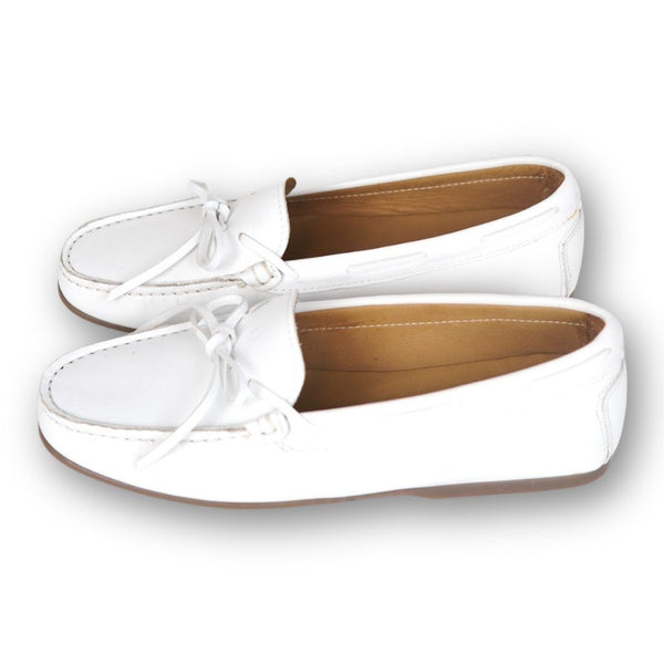 MastroDomenico Women's Handmade Moccasins - Selenite