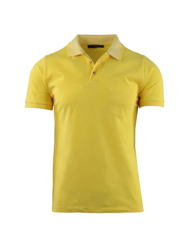 POLO IN PIQUET ELASTICA COLLO JACQUARD
