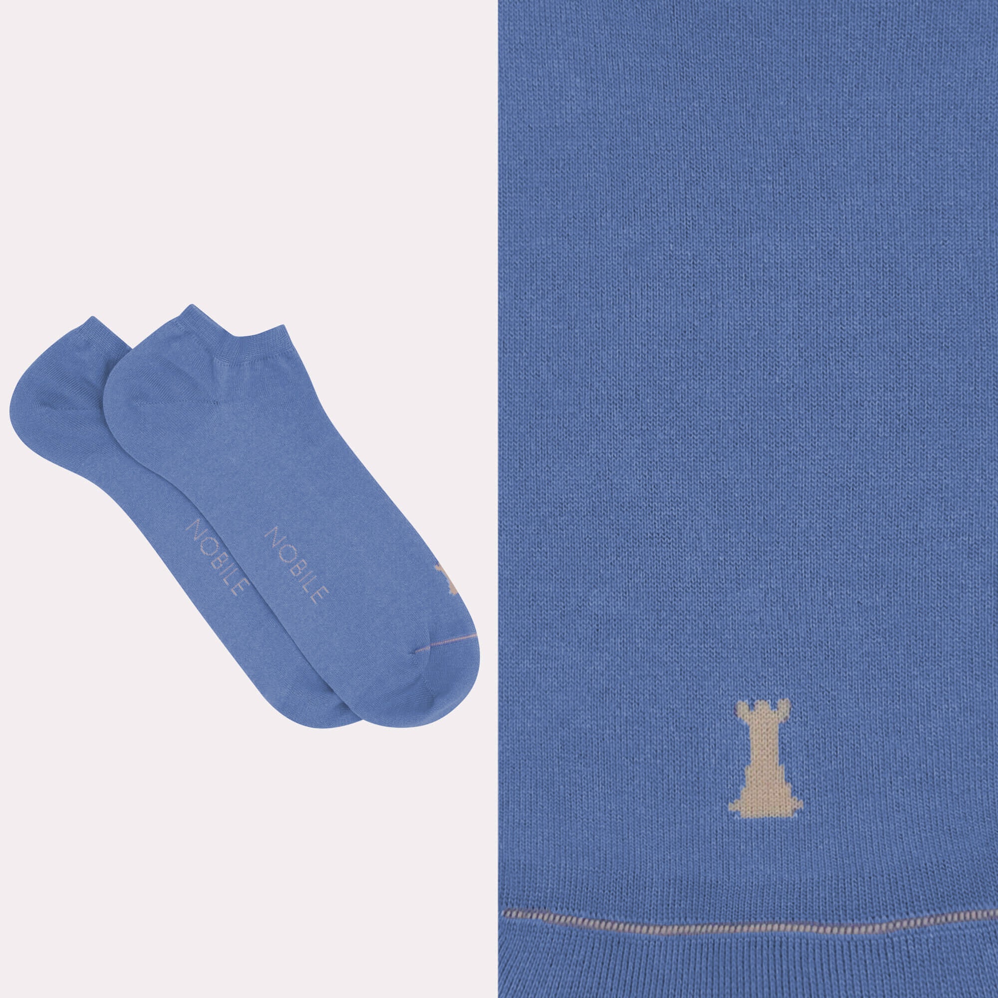 Pure Makò Cotton Ankle Socks - Solid Color 