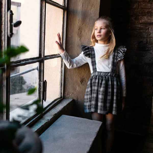 SKIRT WITH BRACES