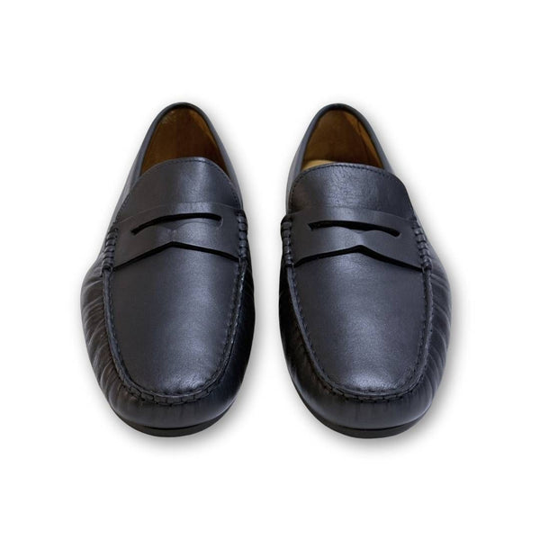 MastroDomenico Men's Handmade Moccasins - Moissanite Notte 