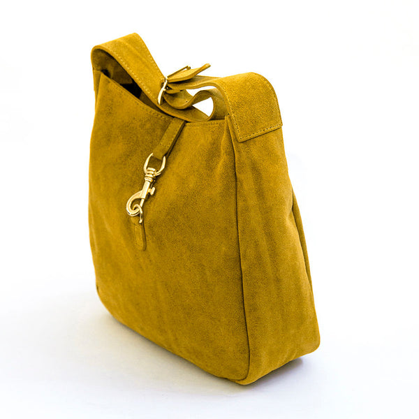 MEG - Sacca in camoscio giallo