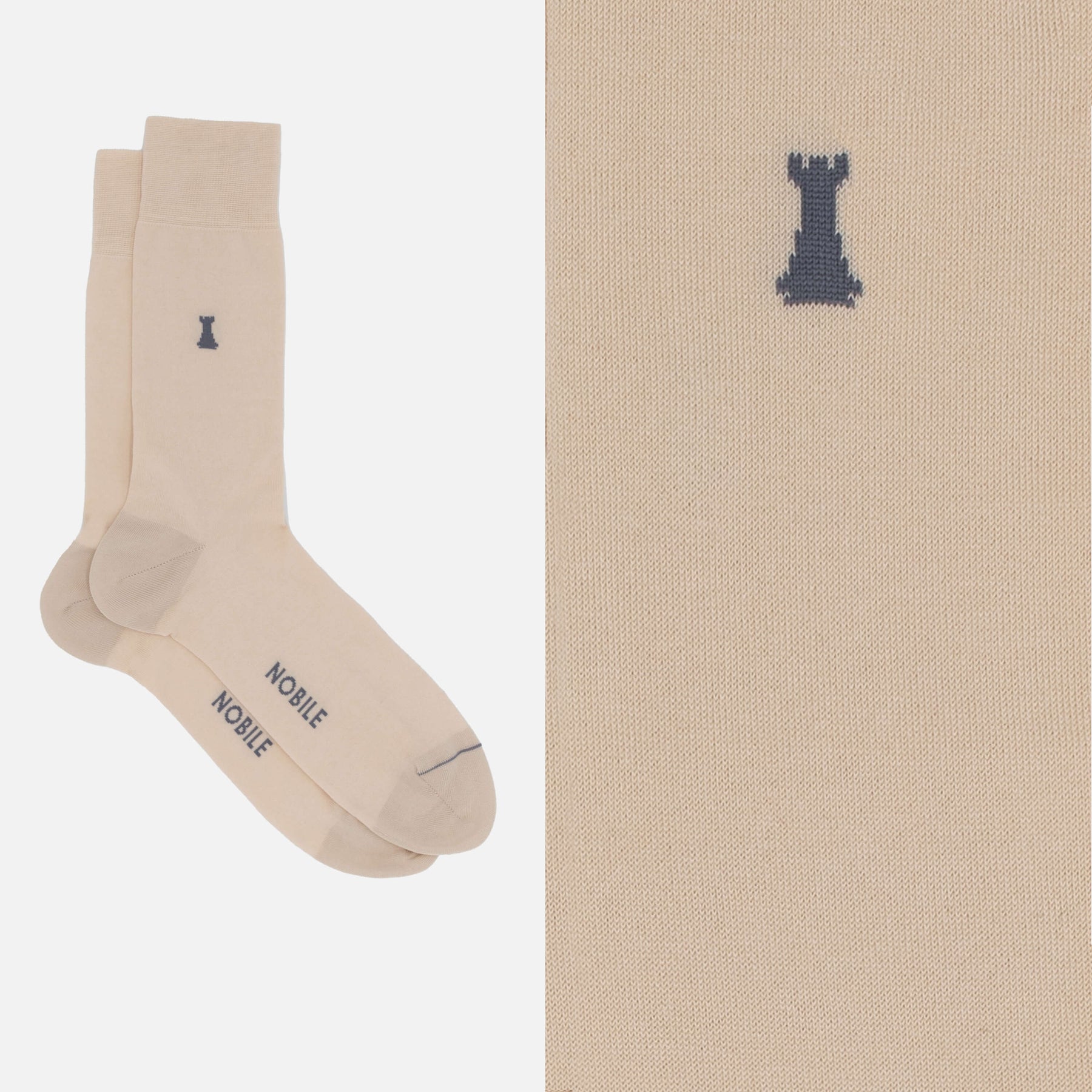 Federico II - Plain short sock 