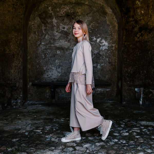 PANTALONE A CARAMELLA IN PUNTO MILANO