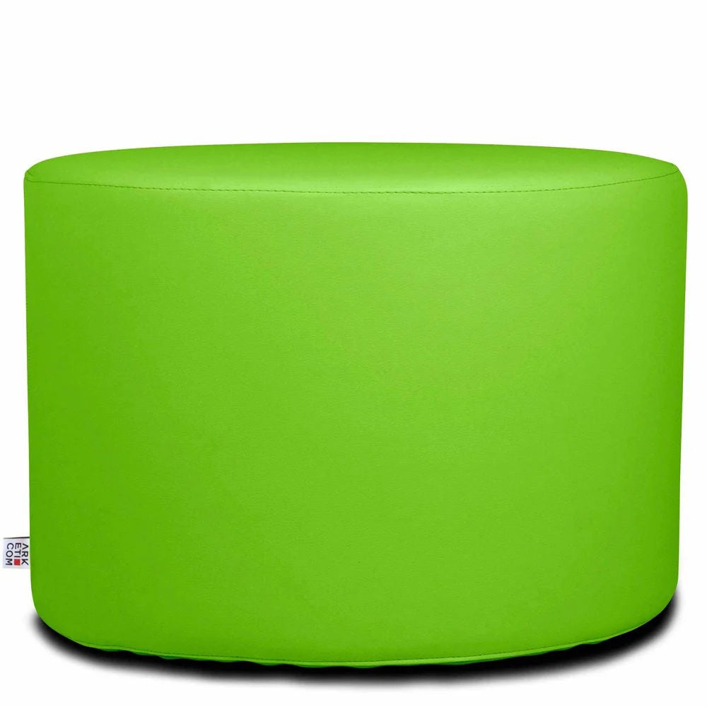 CHILL ECO 55, Round Footrest Pouf in Eco-Leather 55 x h42