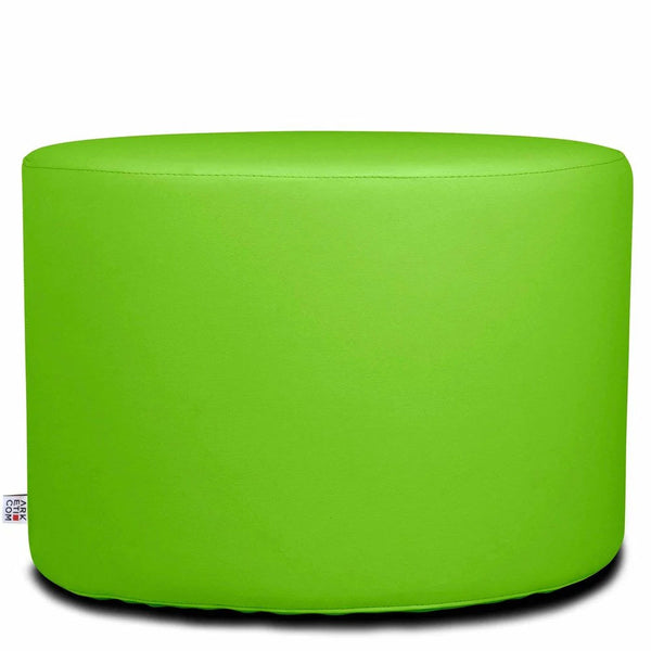 CHILL ECO 55, Round Footrest Pouf in Eco-Leather 55 x h42