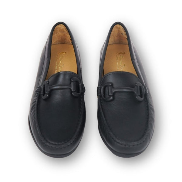 MastroDomenico Women's Handmade Moccasins - Black Pearl