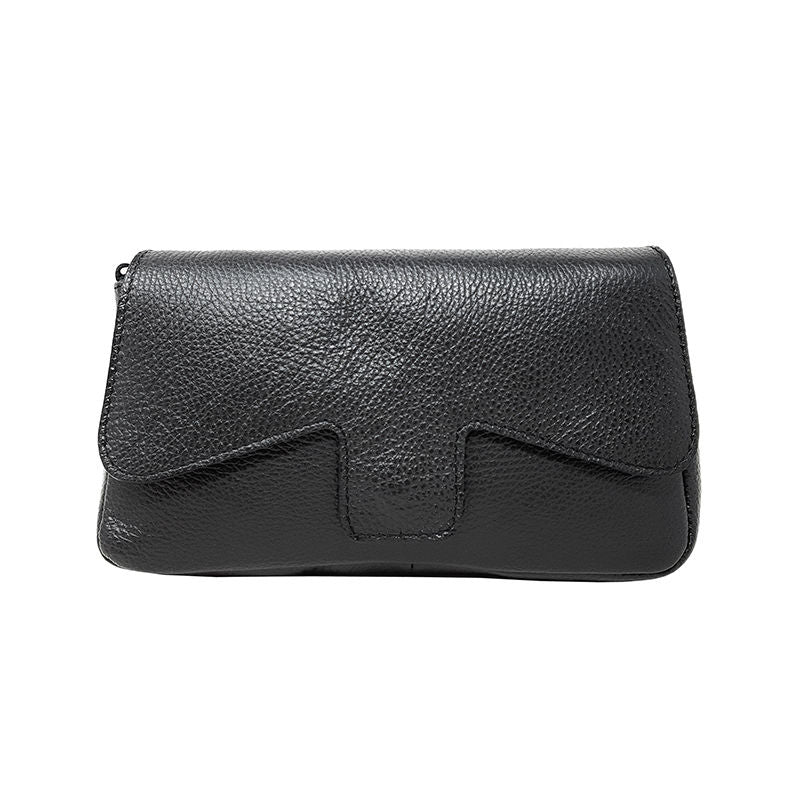 Chicca Borse Bag Shoulder Bag Leather Handbag Made in Italy 26x14x6 cm - Clutch - Como K001. 