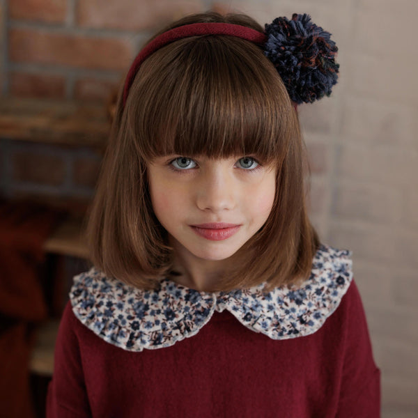 WOOL POMPOM HEADBAND