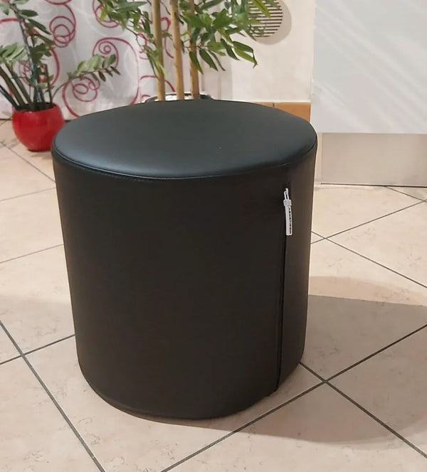 COVER CHILL ECO 55, Cylinder Pouf Cover in Eco-Leather 55x42