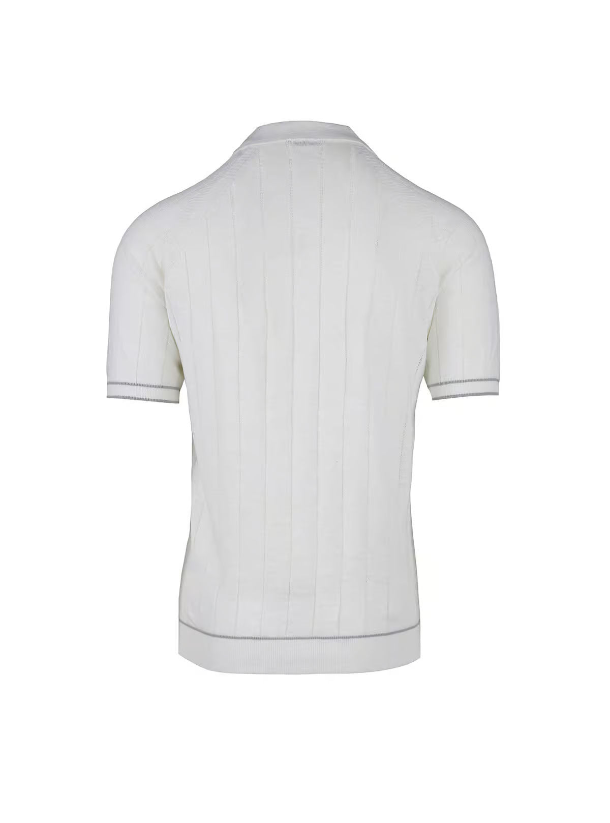 SHORT SLEEVE POLO WITH RIBS