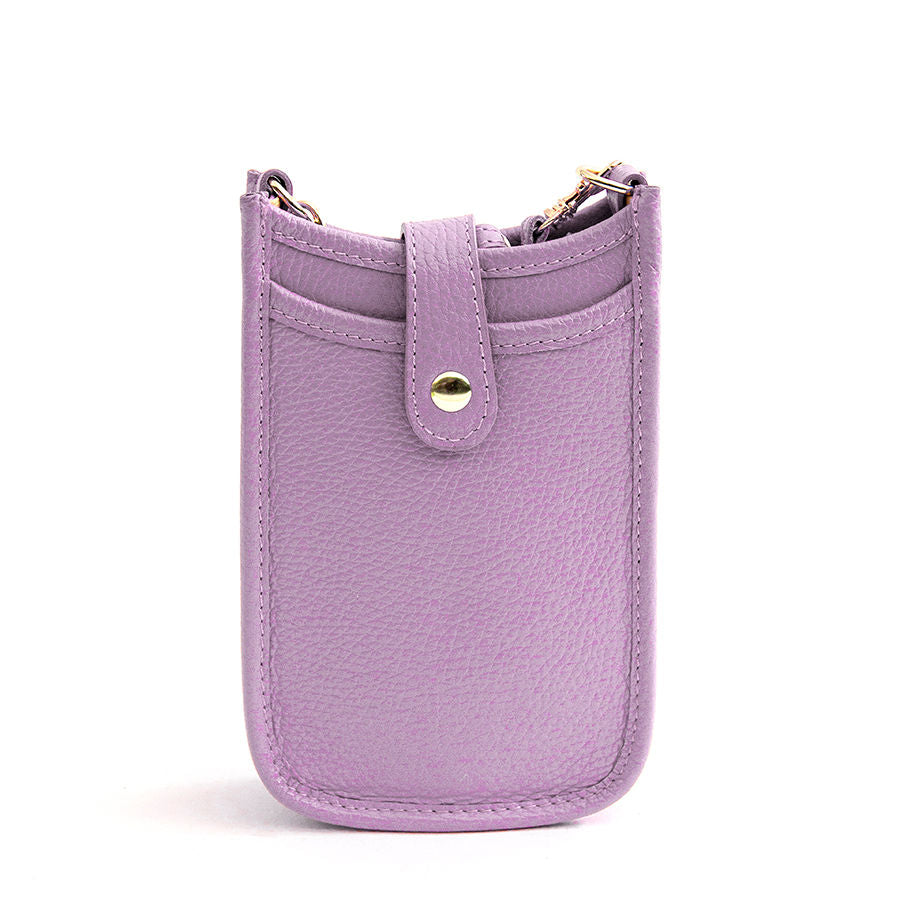 CELL PHONE CASE - lilac dollar leather