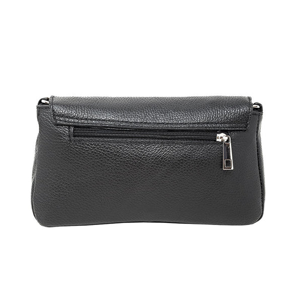 Chicca Borse Bag Shoulder Bag Leather Handbag Made in Italy 26x14x6 cm - Clutch - Como K001. 