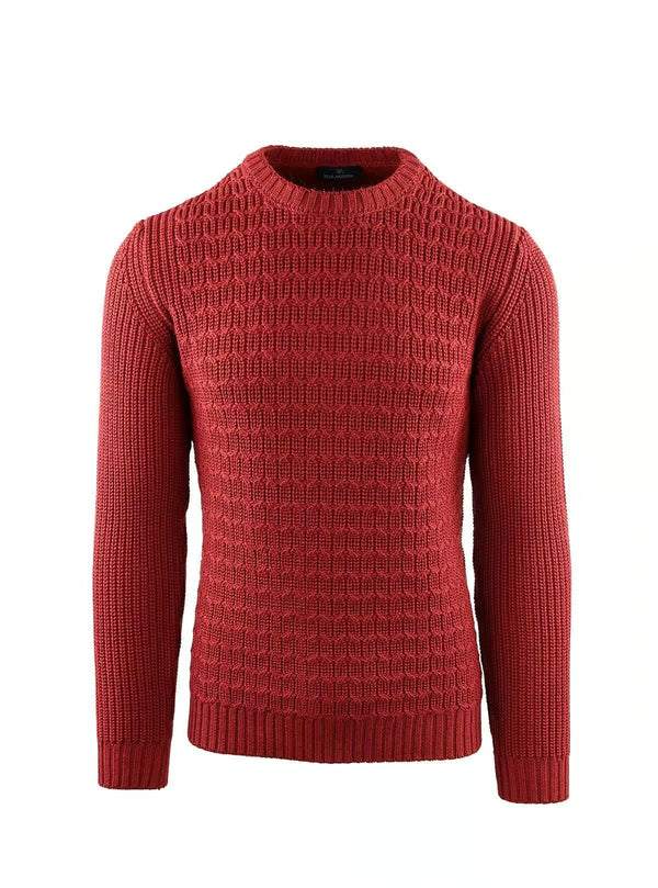 CREW NECK WITH BRAIDING IN THE SHAPE OF A COB
