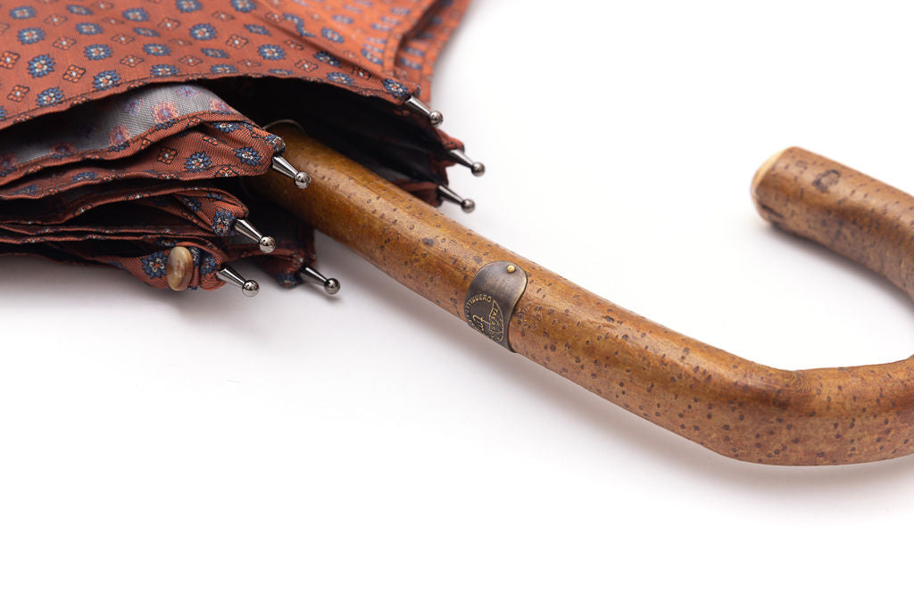 Mario Talarico umbrella red fantasy in olive wood
