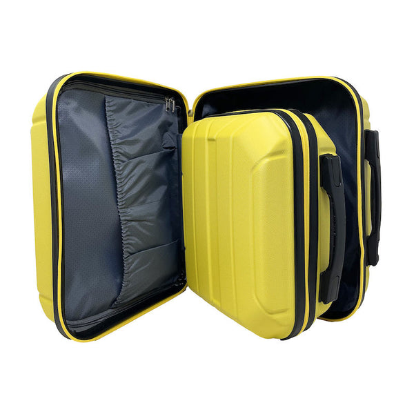 Rigid beauty case suitcase set in waterproof ABS - BEATY_01. 