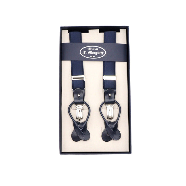 Elegant blue suspenders