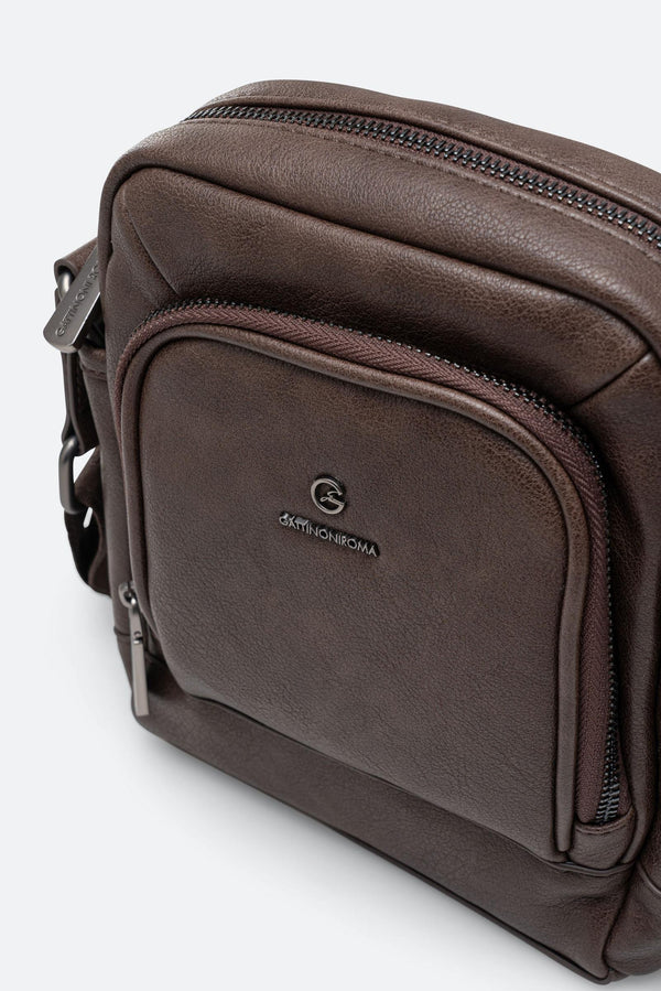 Brown men's bag