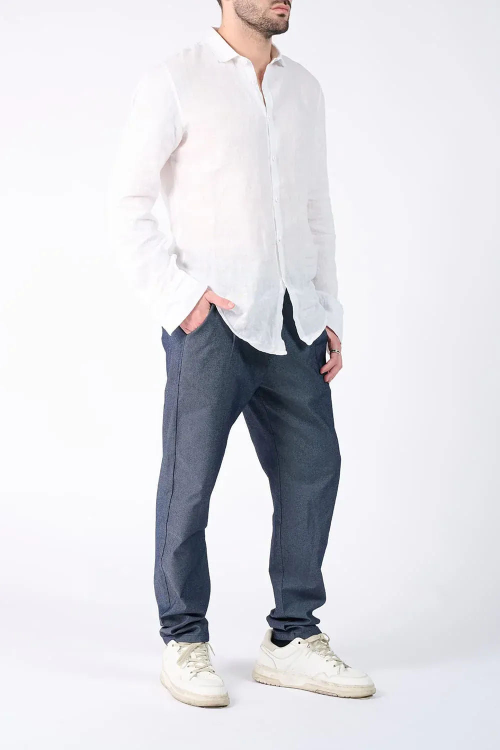 Camicia Uomo Lino