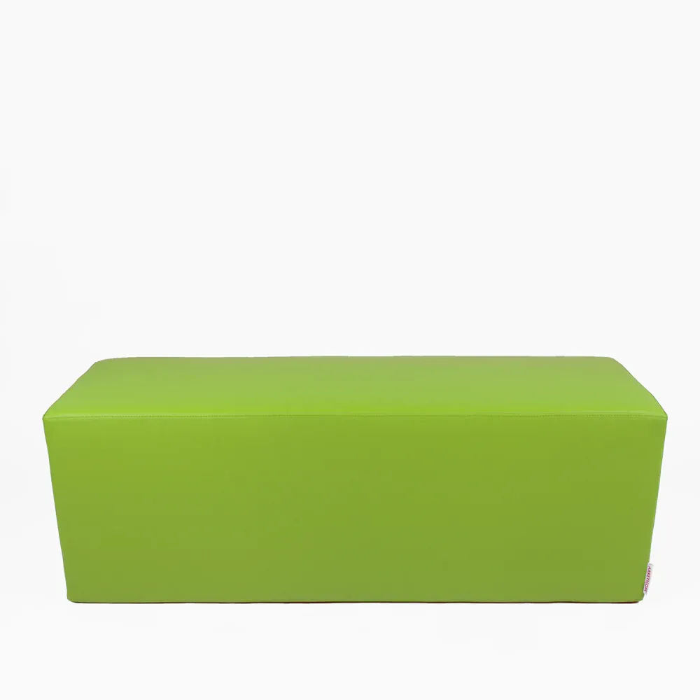 HORIZON 84, Pouf Bench Footrest in Removable Eco-Leather 84x42 h 42