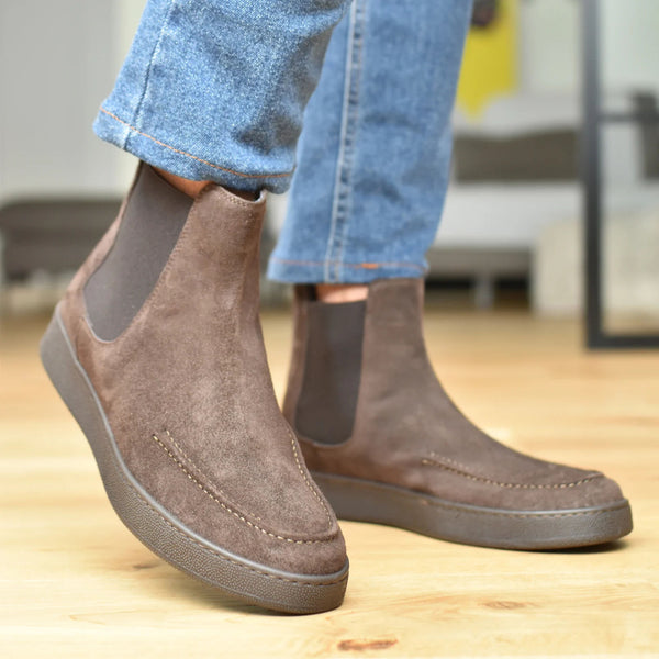 Curtain - Brown Suede