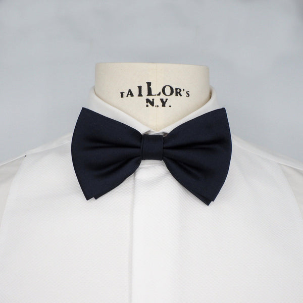 Elegant blue bow tie