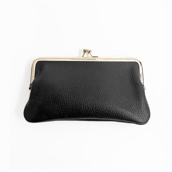 PORTAOCCHIALI SMALL - Pelle nero