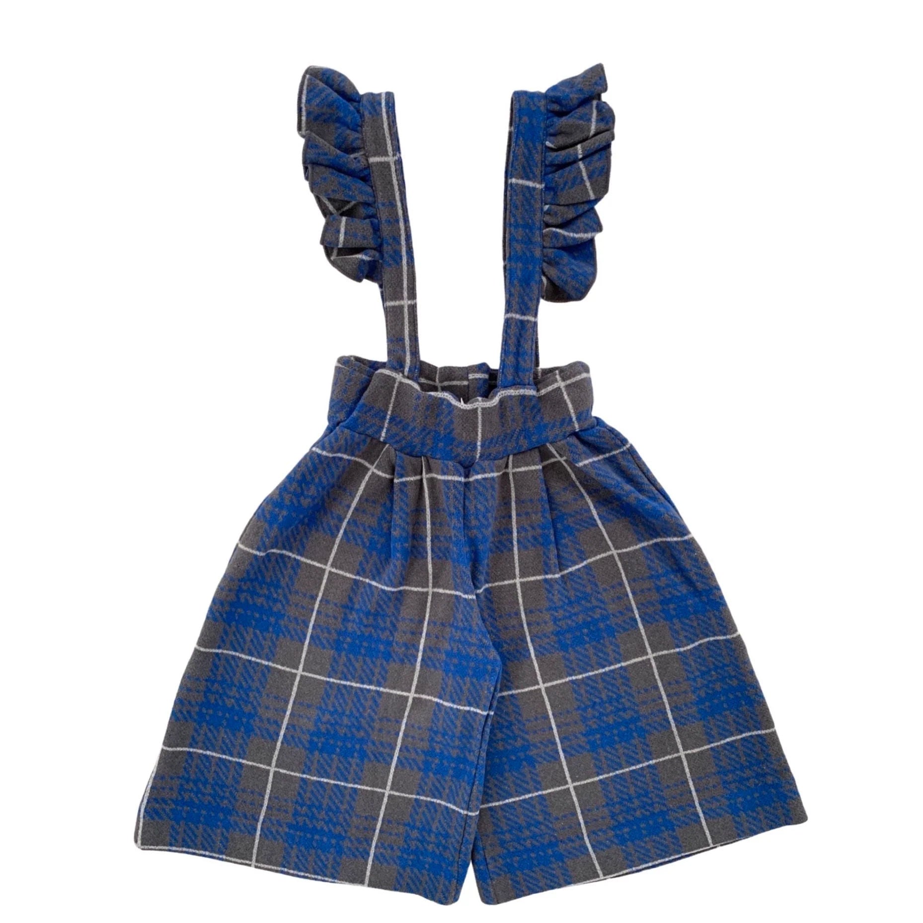 SALOPETTE MADRAS BLU ROYALE