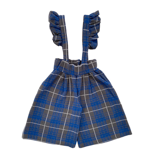 SALOPETTE MADRAS BLU ROYALE
