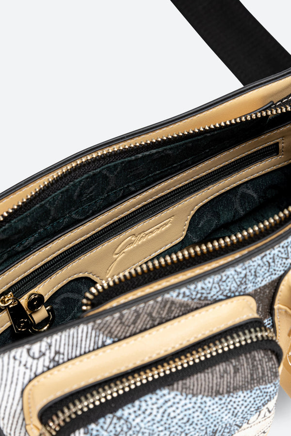 Planetarium shoulder bag with pockets Gattinoni