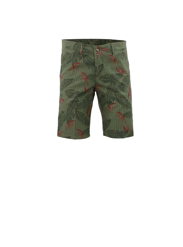 FLORAL PRINT BERMUDA SHORTS