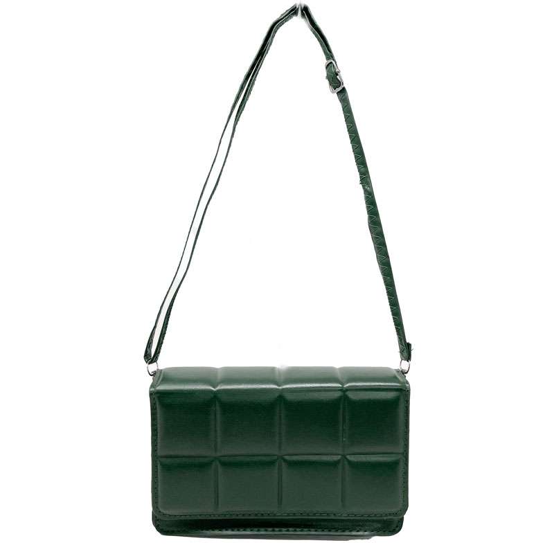 Women's Small Quilted Eco-Leather Vegan Bag - E001 