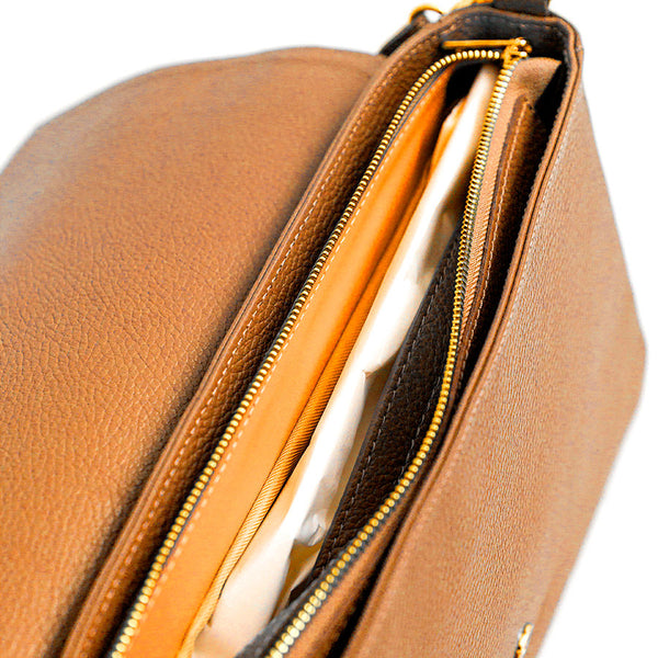 FERNY IT/AM - Leather stitching messenger bag